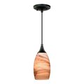 Vaxcel International Milano Mini Pendant Toffee Swirl Glass P0173